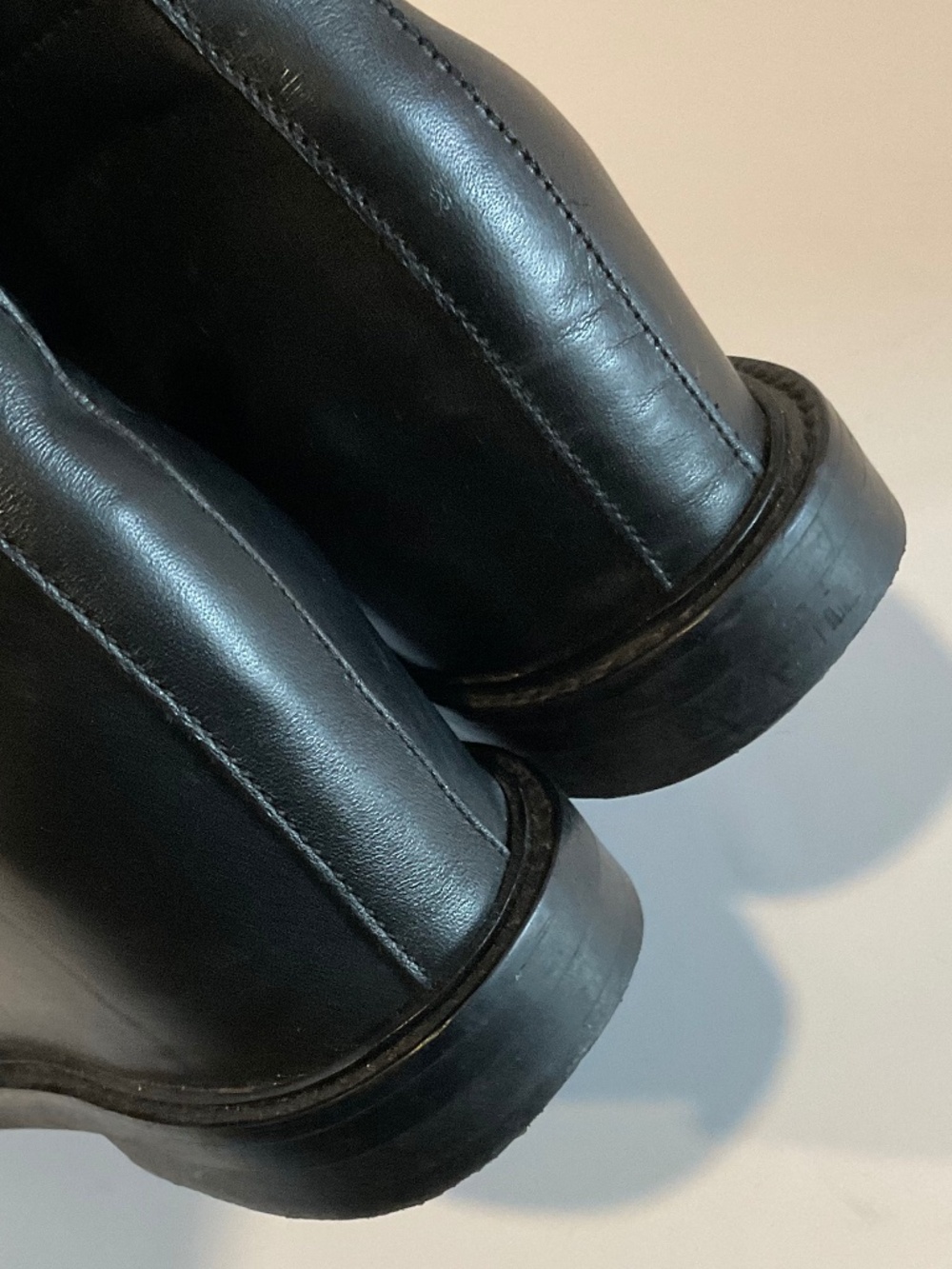 AQUATALIA Italy Clarisa Round Toe Leather/Suede Collar Booties Black Size 7.5 - Picture 7 of 13